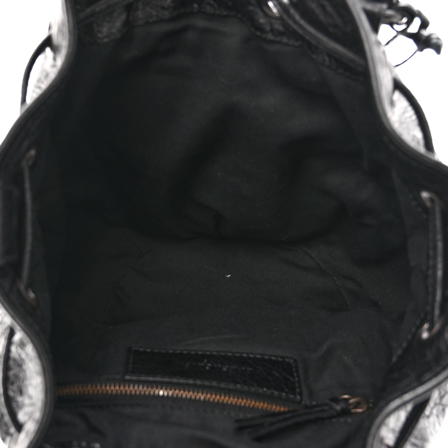 Balenciaga Agneau Classic Hardware Mini Pompon Black 4 of 9