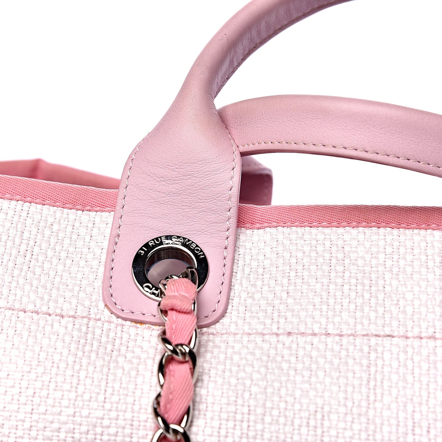 Canvas Medium Deauville Tote Pink