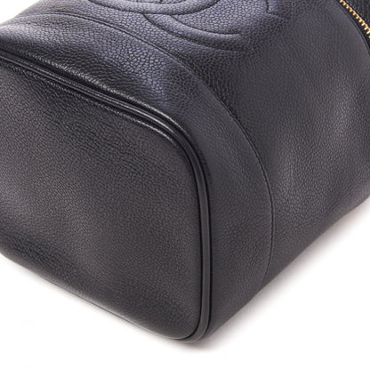 Chanel Caviar Vanity Cosmetic Case Black 5 of 9