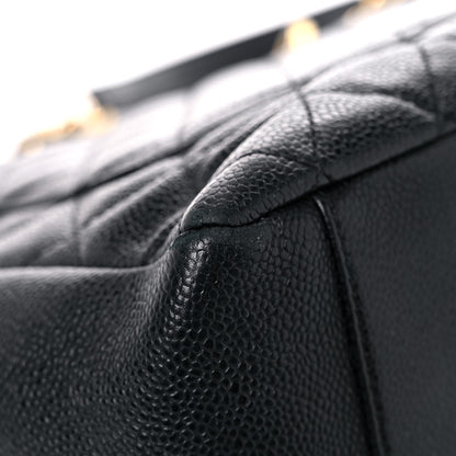 Chanel Caviar Quilted Grand Shopping Tote GST Black 10 of 20