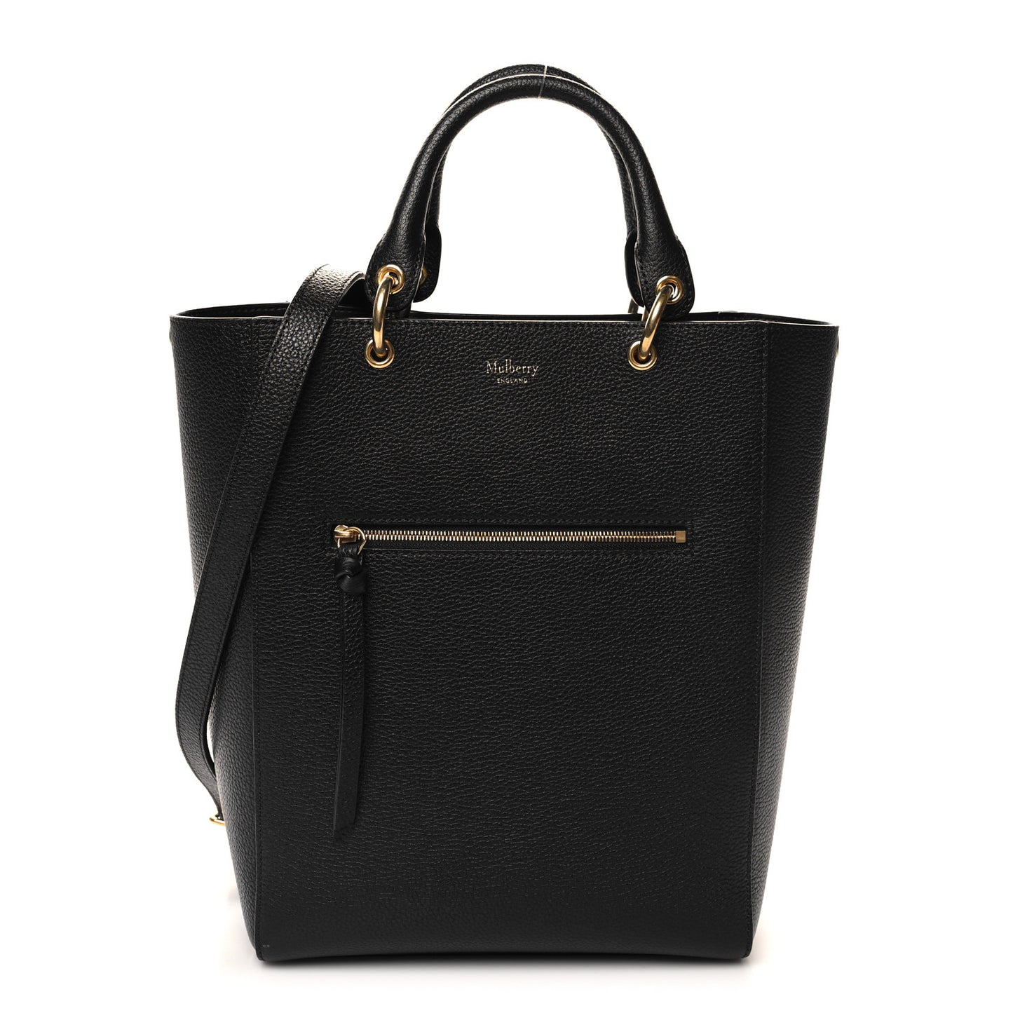 Classic Grain Small Maple Tote Black