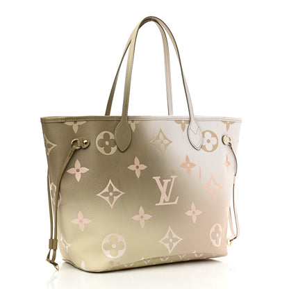 Louis Vuitton Monogram Giant Spring In The City Neverfull MM Sunset Kaki 4 of 10