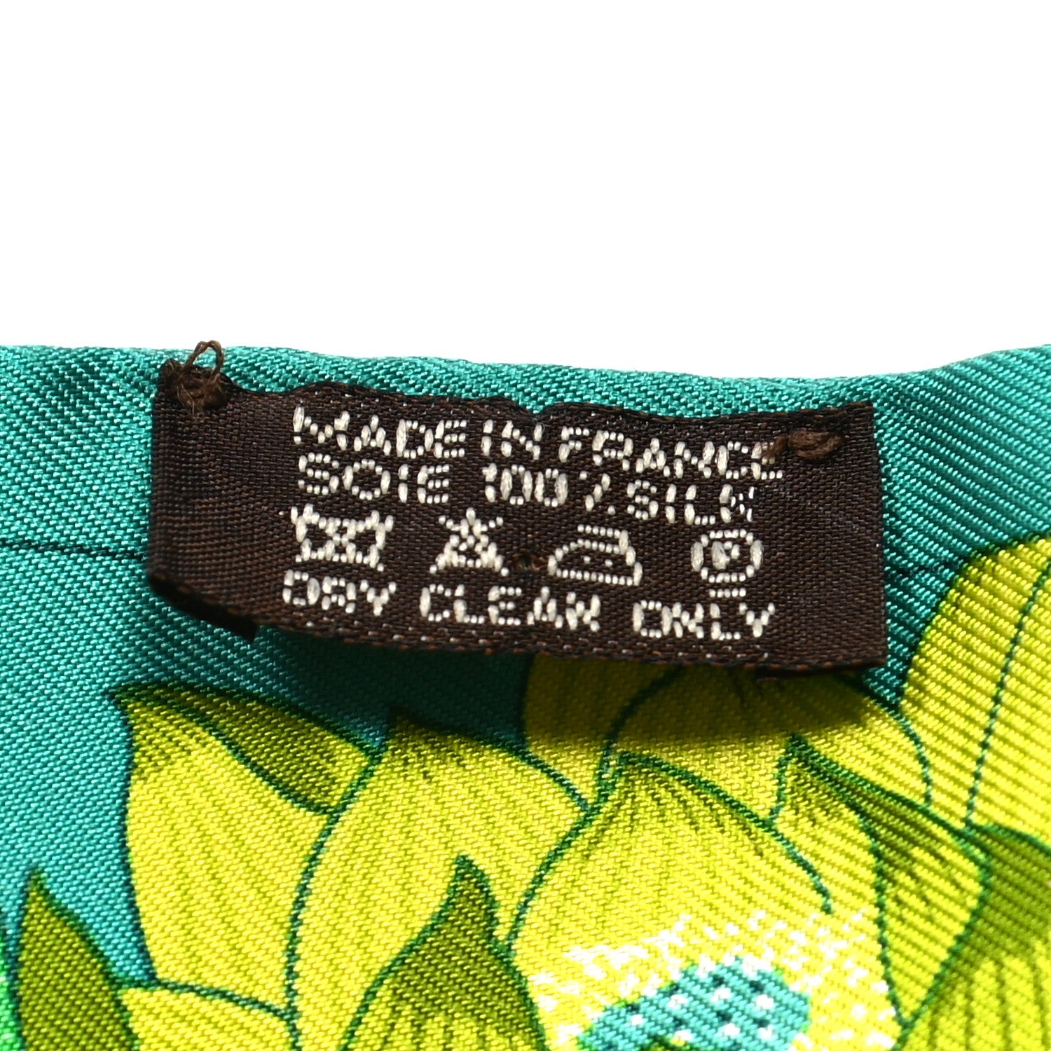 Hermes Silk Fleurs de Lotus Twilly 4 of 5