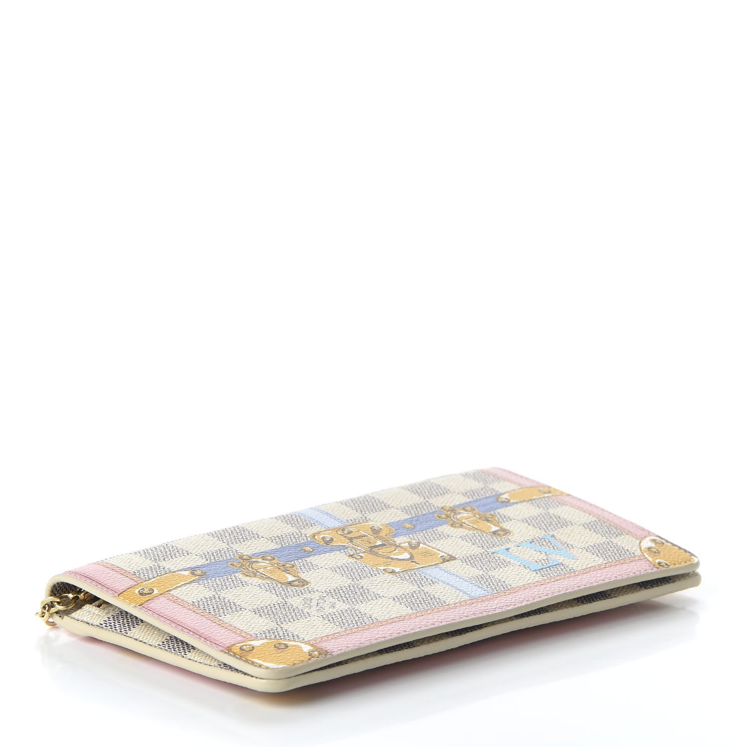 Louis Vuitton Damier Azur Summer Trunks Pochette Weekend 4 of 10