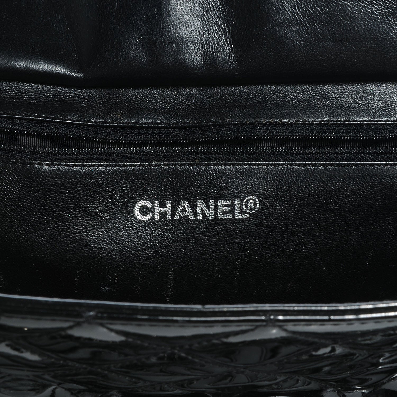 Chanel Patent Petit Timeless Shopping Tote PTT Black 6 of 7