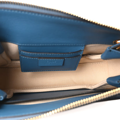 Chloe Glossy Lambskin Small Roy Bag Vinyl Blue 5 of 9