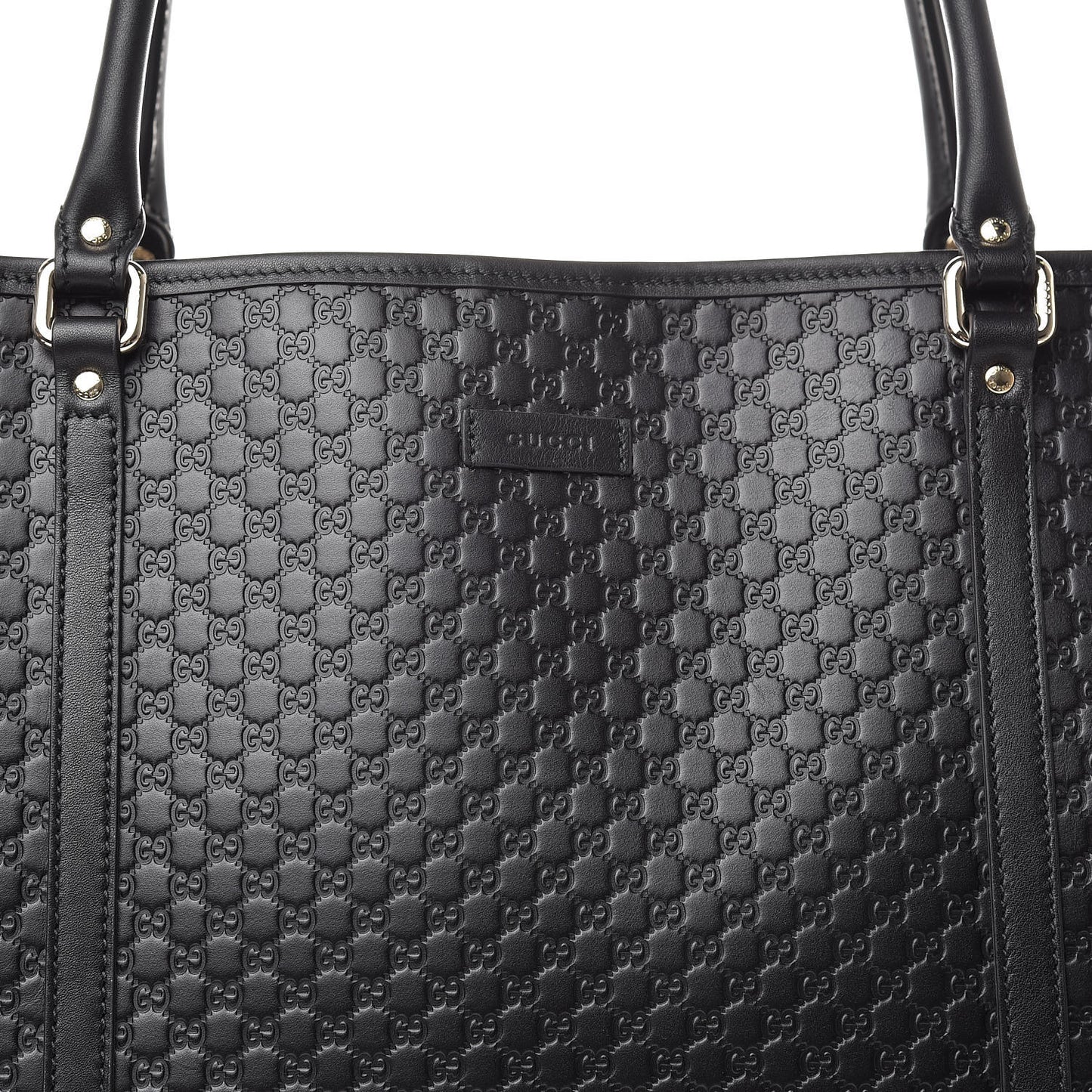 Microguccissima Large Joy Tote Black