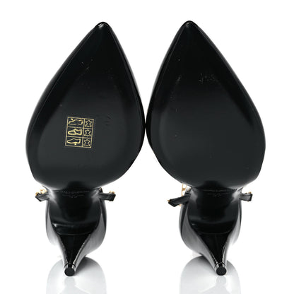 Saint Laurent Patent Venus Chain 95 Pumps 37 Black 5 of 8