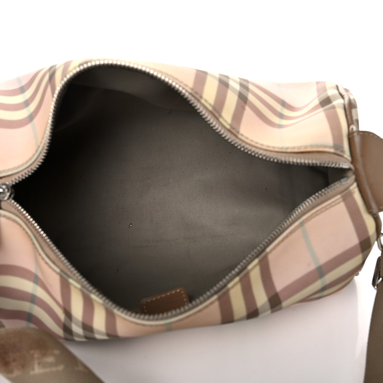 Burberry Candy Check Lola Shoulder Bag Pink 4 of 26
