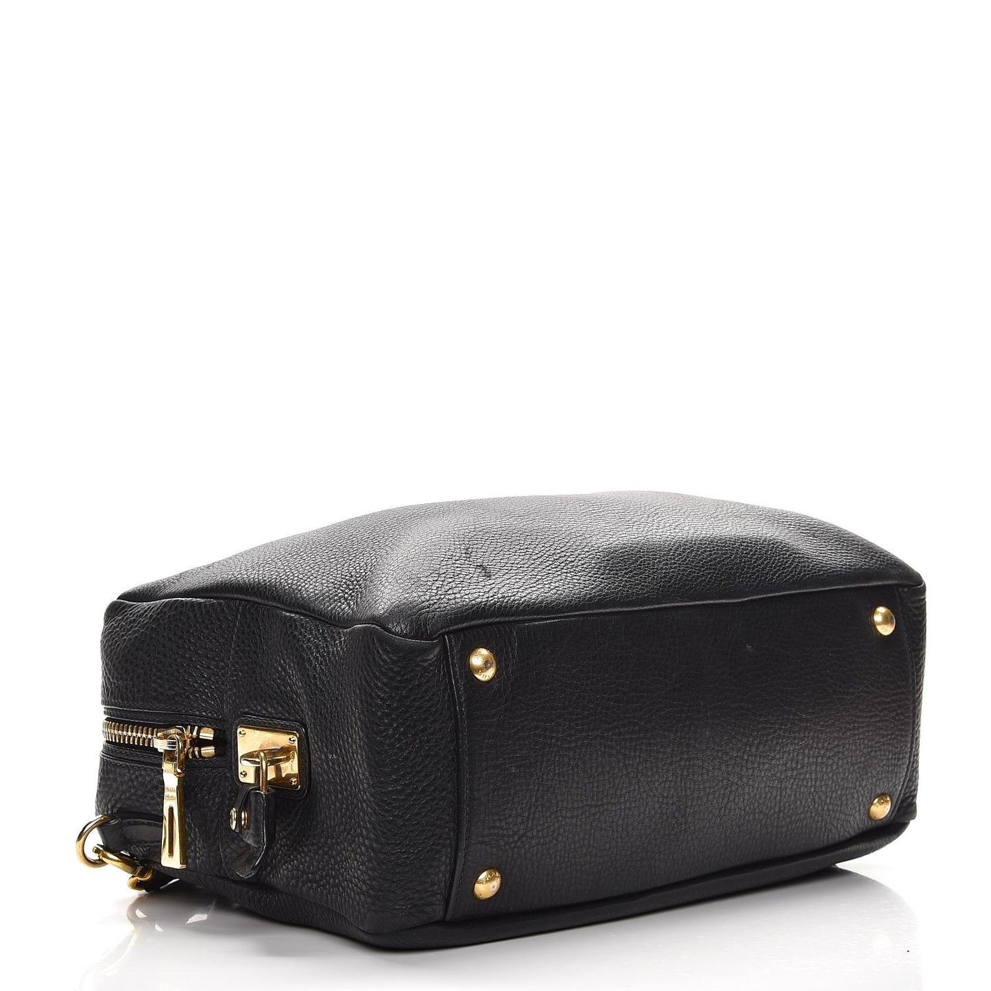 Vitello Daino Shoulder Bag Nero Black