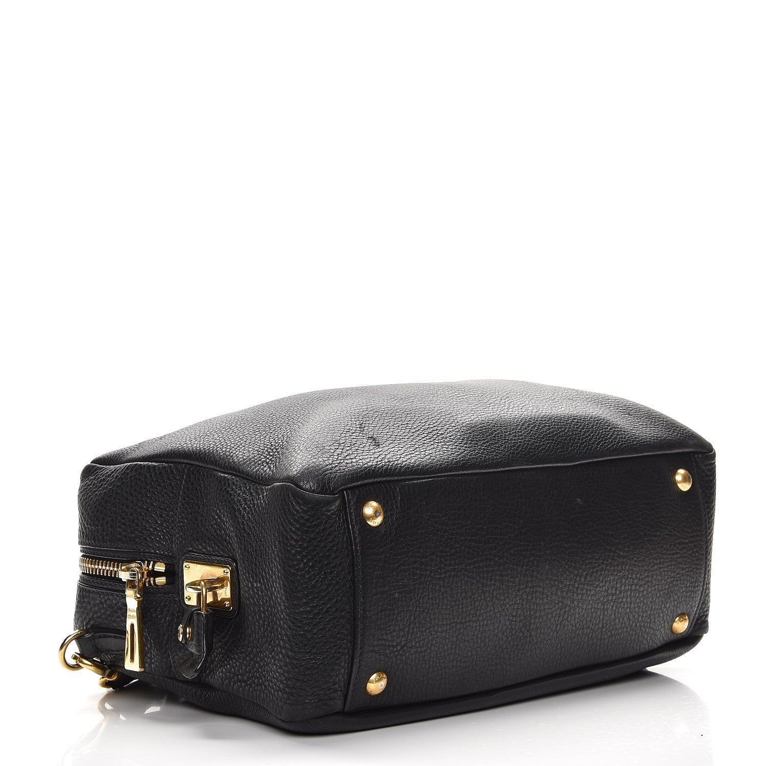 Prada Vitello Daino Shoulder Bag Nero Black 5 of 9