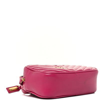 Saint Laurent Calfskin Matelasse Monogram Lou Belt Bag Bright Pink 4 of 24