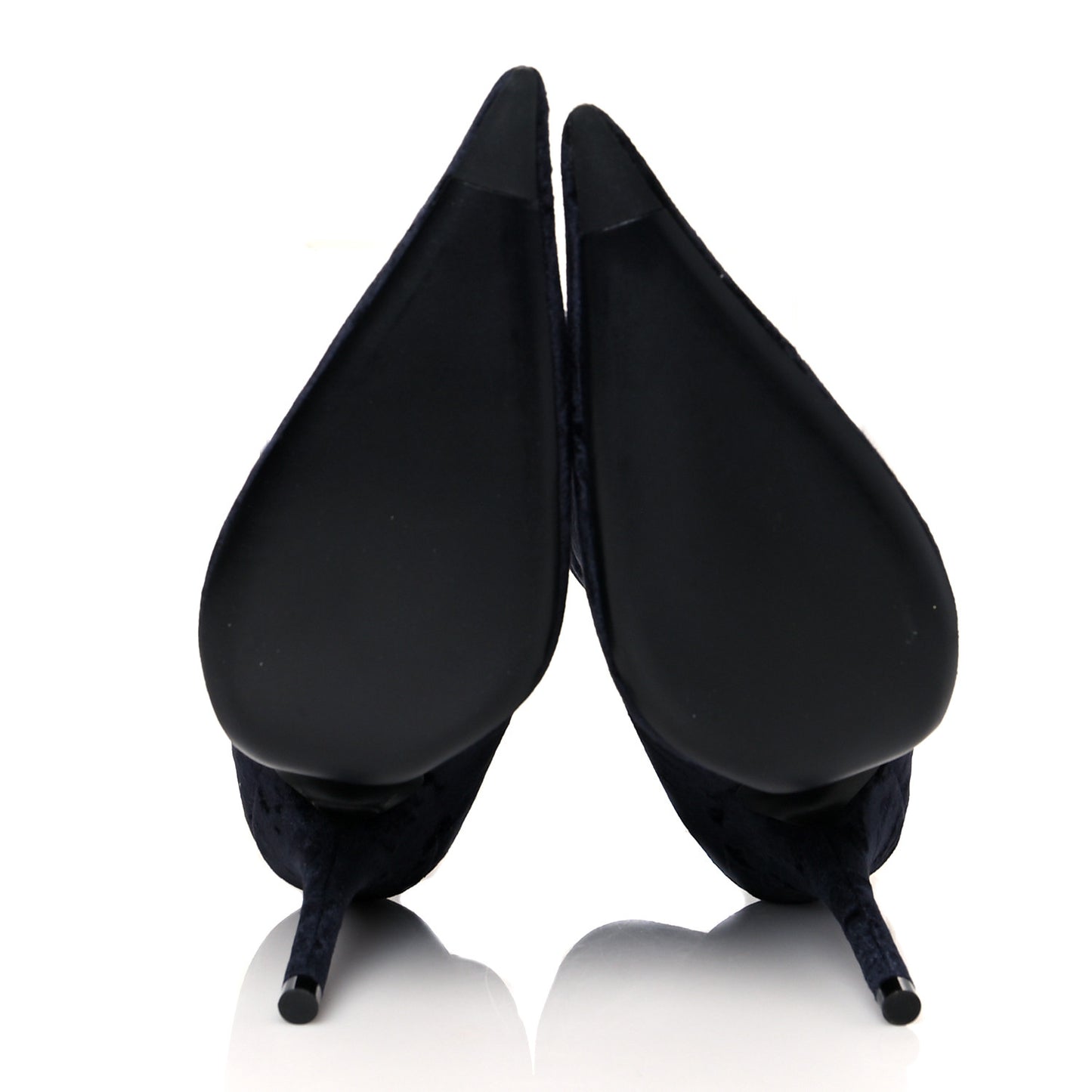 Velvet Spandex Extreme Pointed Toe Knife Ankle Boots 36 Black