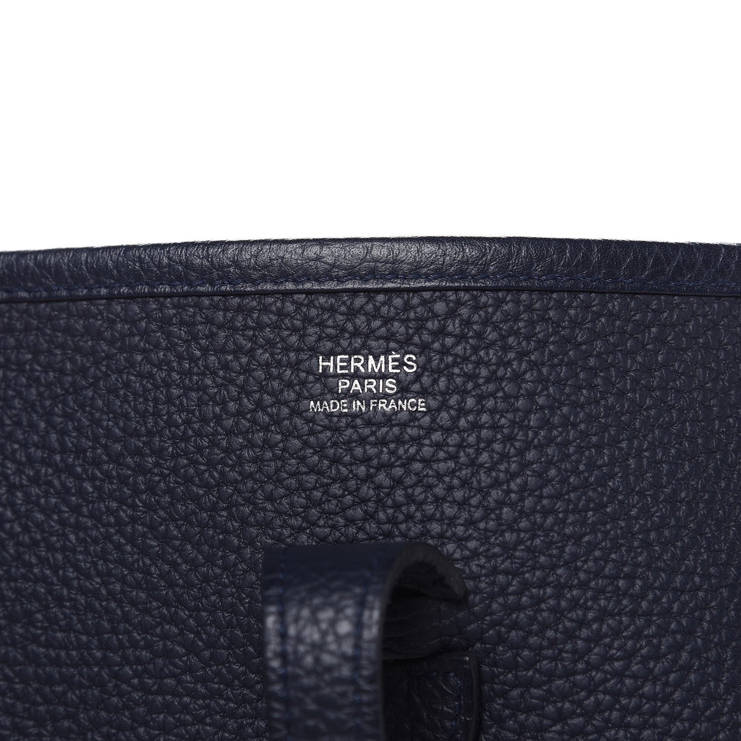 Hermes Taurillon Clemence Evelyne III PM Bleu Nuit 6 of 11