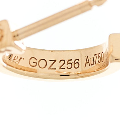 Cartier 18K Pink Gold Small LOVE Hoop Earrings 5 of 5