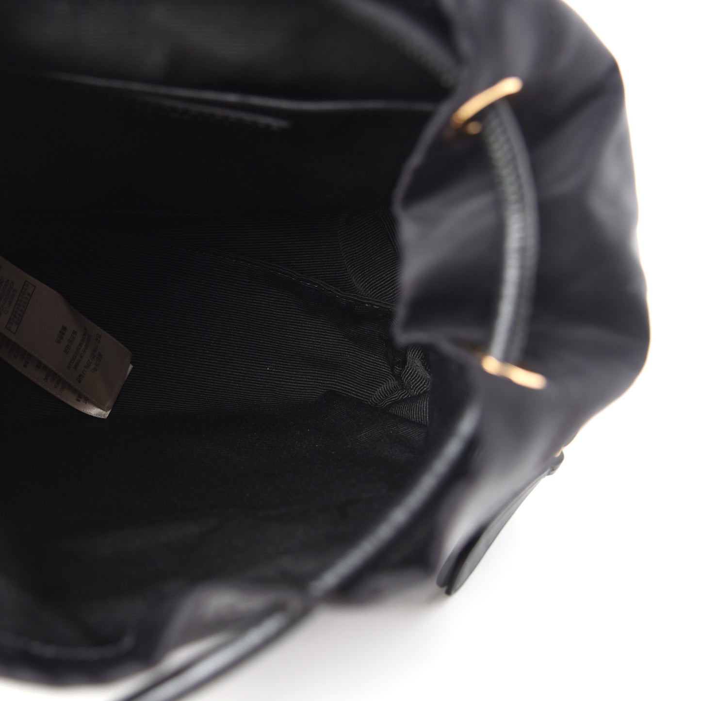 Nylon Small Rucksack Backpack Black