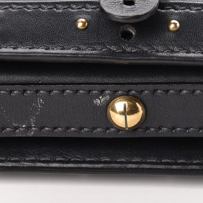 Christian Dior Calfskin Studded Square Dioraddict Flap Black 15 of 25