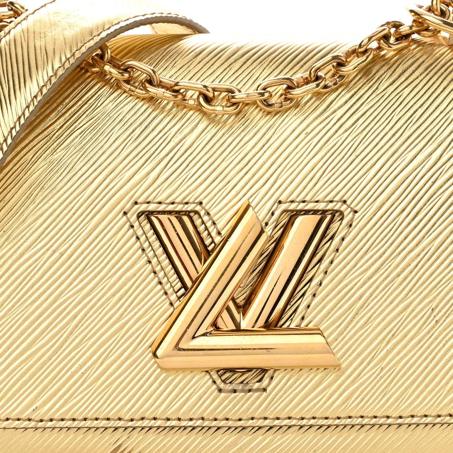 Louis Vuitton Epi Twist Shoulder Bag Mini Gold 7 of 10