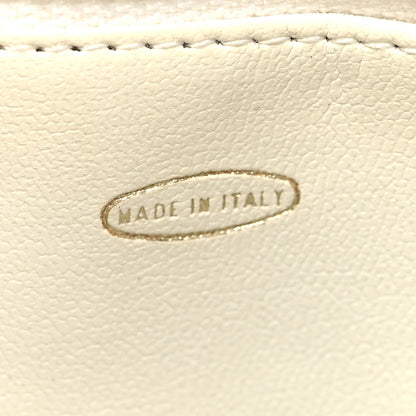 Chanel Lambskin Quilted CC Tote White 7 of 14