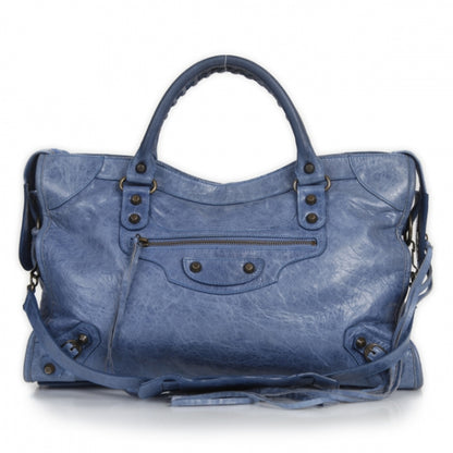 Balenciaga Chevre City Cornflower Bleu 1 of 10