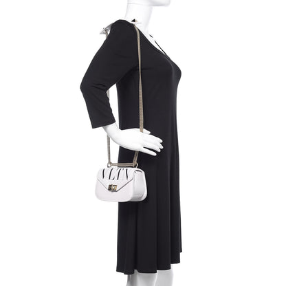 Valentino Garavani Calfskin VLTN Small Shoulder Bag White 2 of 12