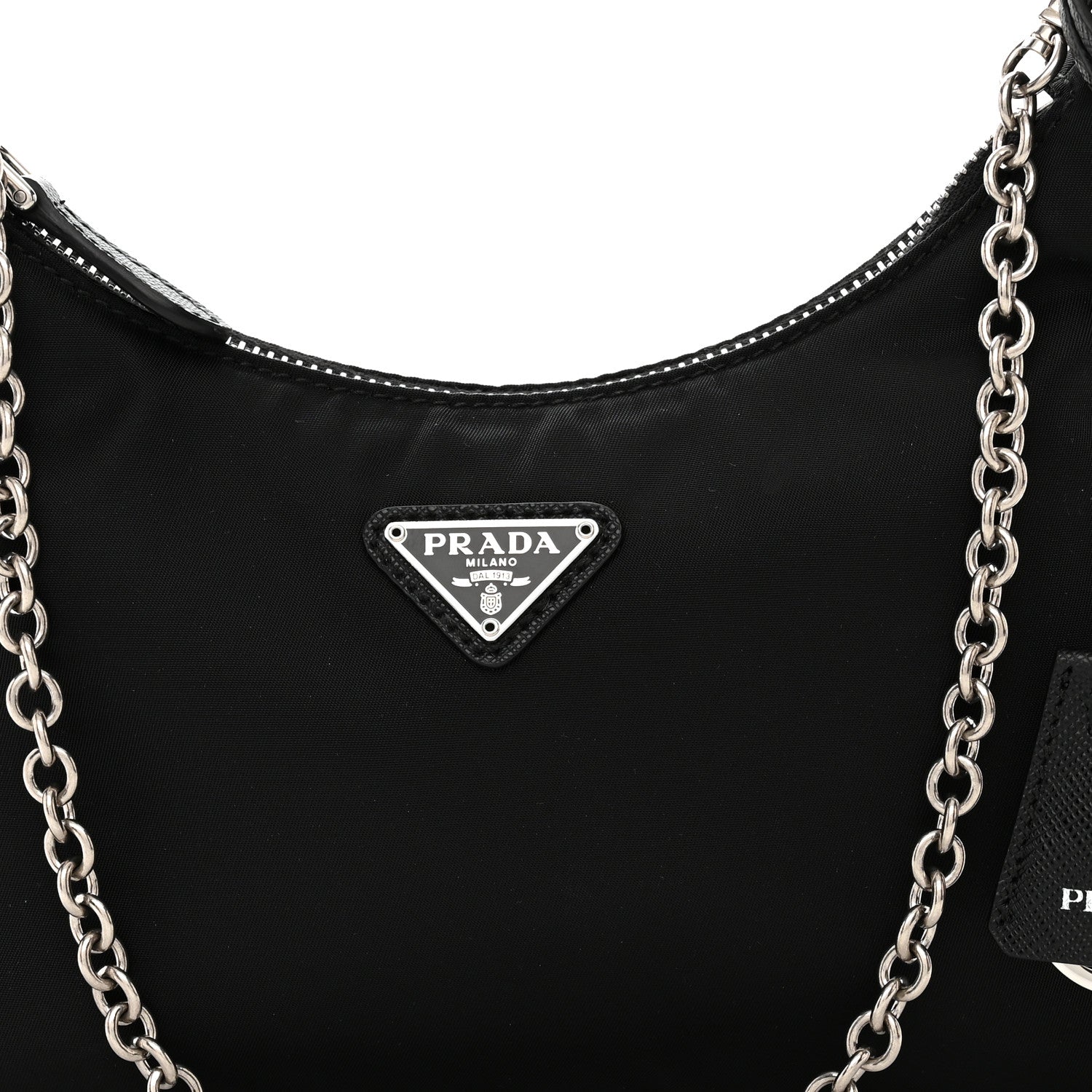Prada Nylon Re-Edition 2005 Shoulder Bag Black 9 of 11