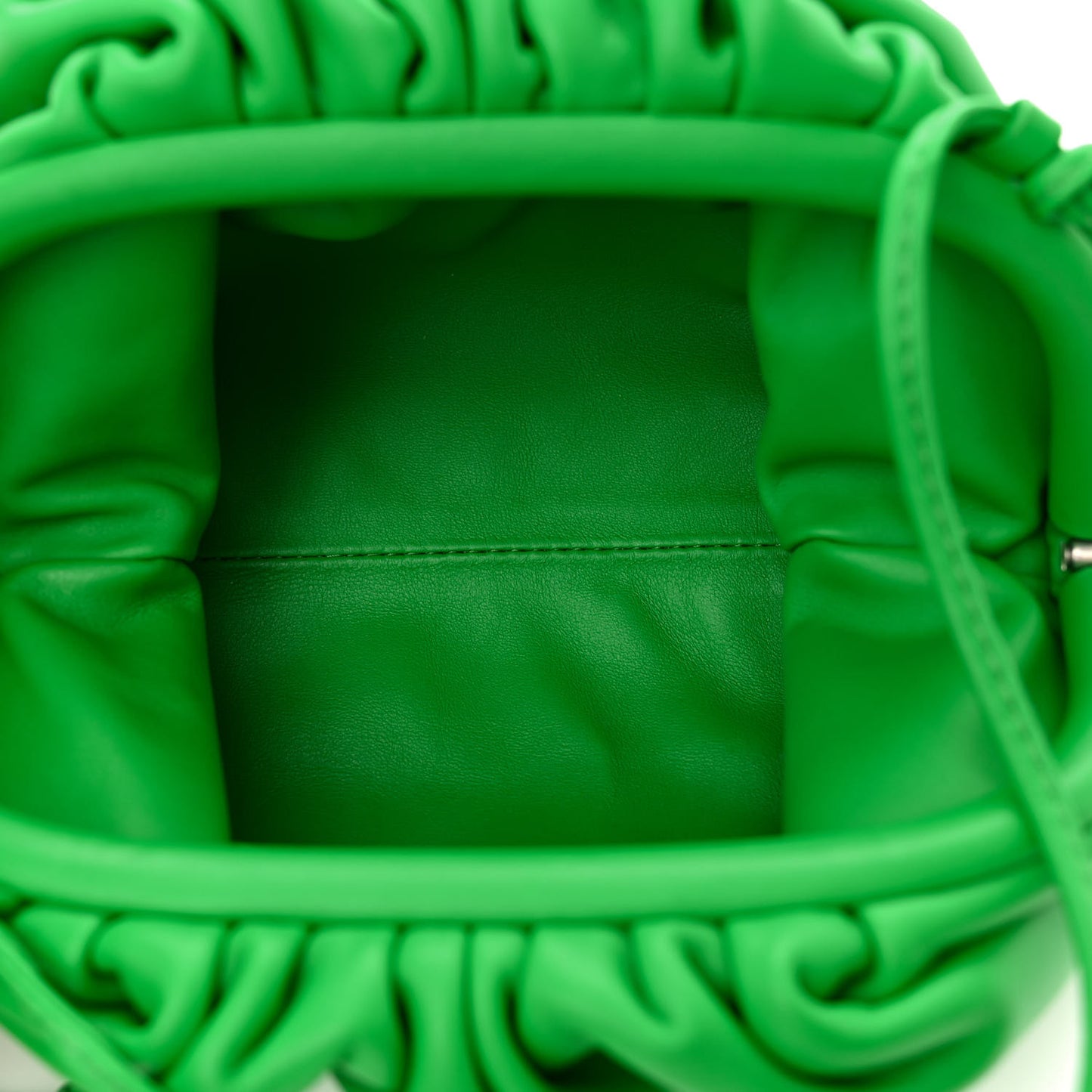 Butter Calfskin The Mini Pouch Parakeet