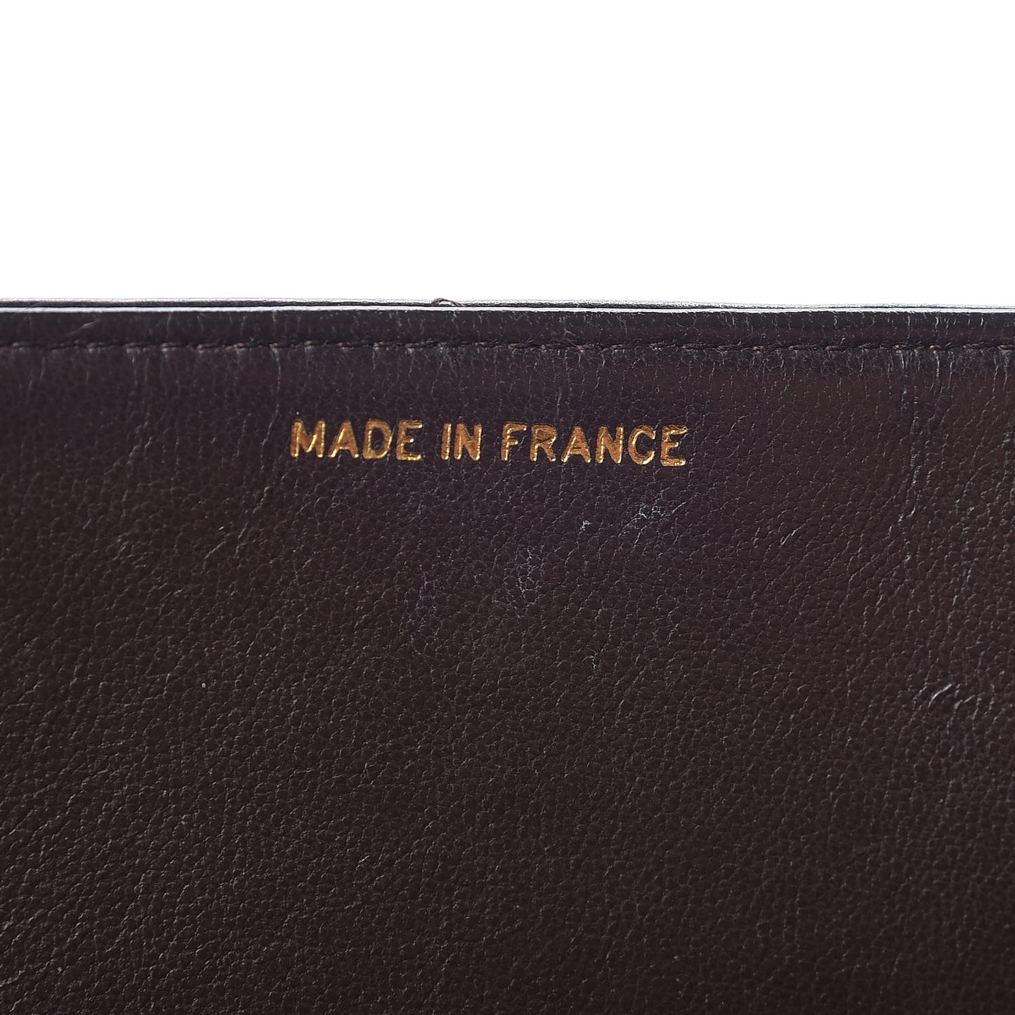 Lambskin XL Jumbo CC Single Flap Brown