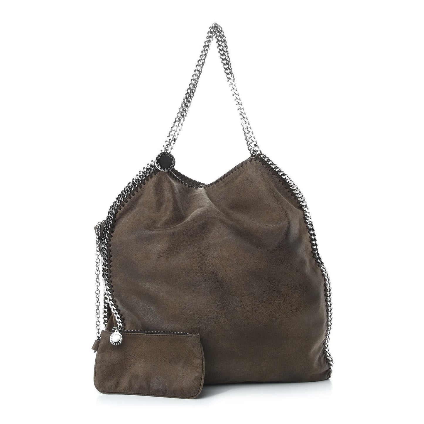 Shaggy Deer Big Falabella Tote Brown
