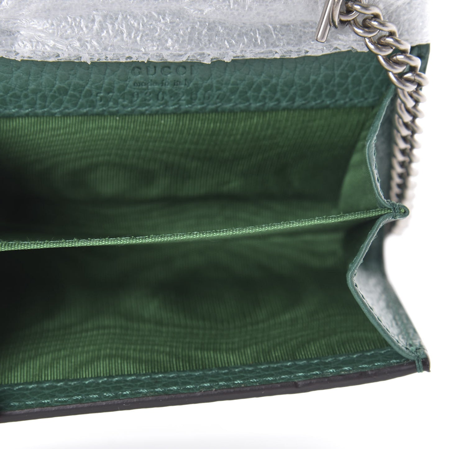 Calfskin Dionysus Coin Purse Emerald