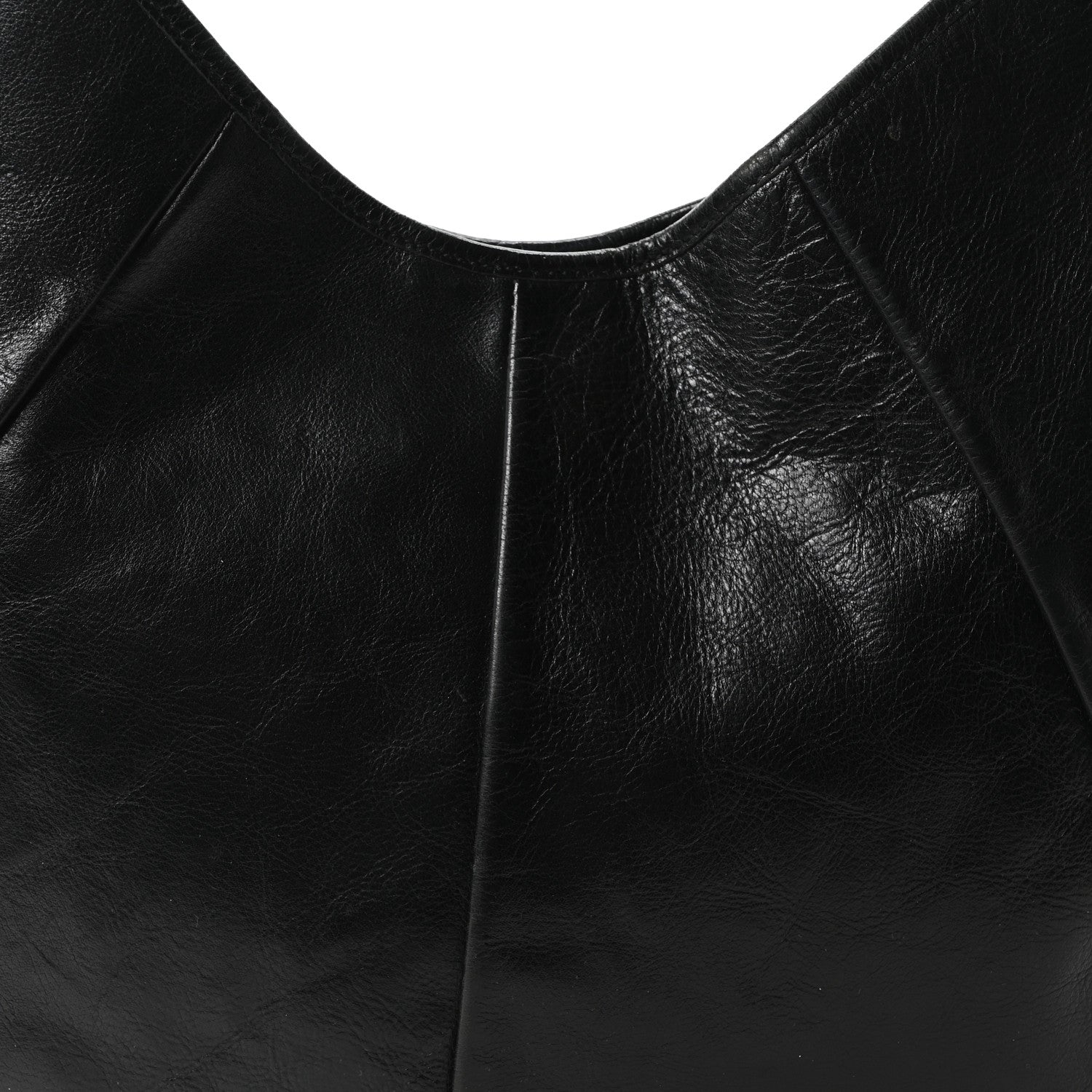 Saint Laurent Buffalo Horn Mombasa Hobo Black 7 of 9