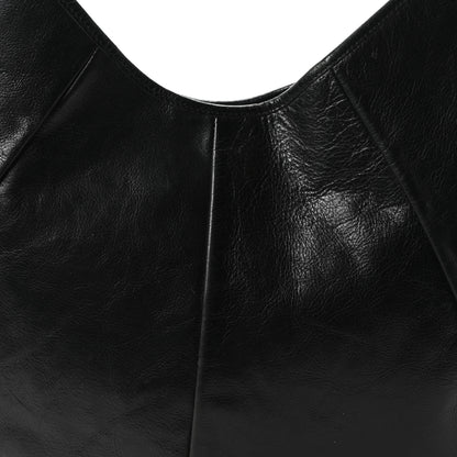 Saint Laurent Buffalo Horn Mombasa Hobo Black 7 of 9