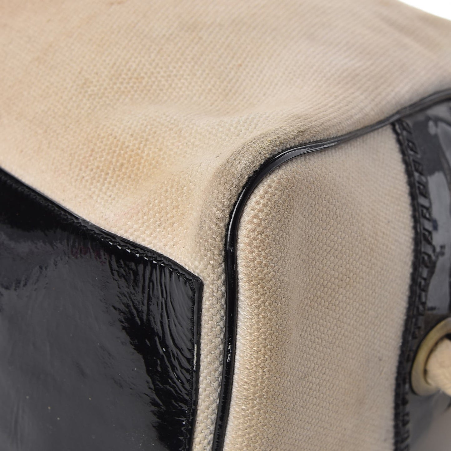 Canvas Patent Grommet De Jour Tote Natural