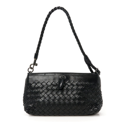 Bottega Veneta Nappa Intrecciato Mini Shoulder Bag Black 1 of 11
