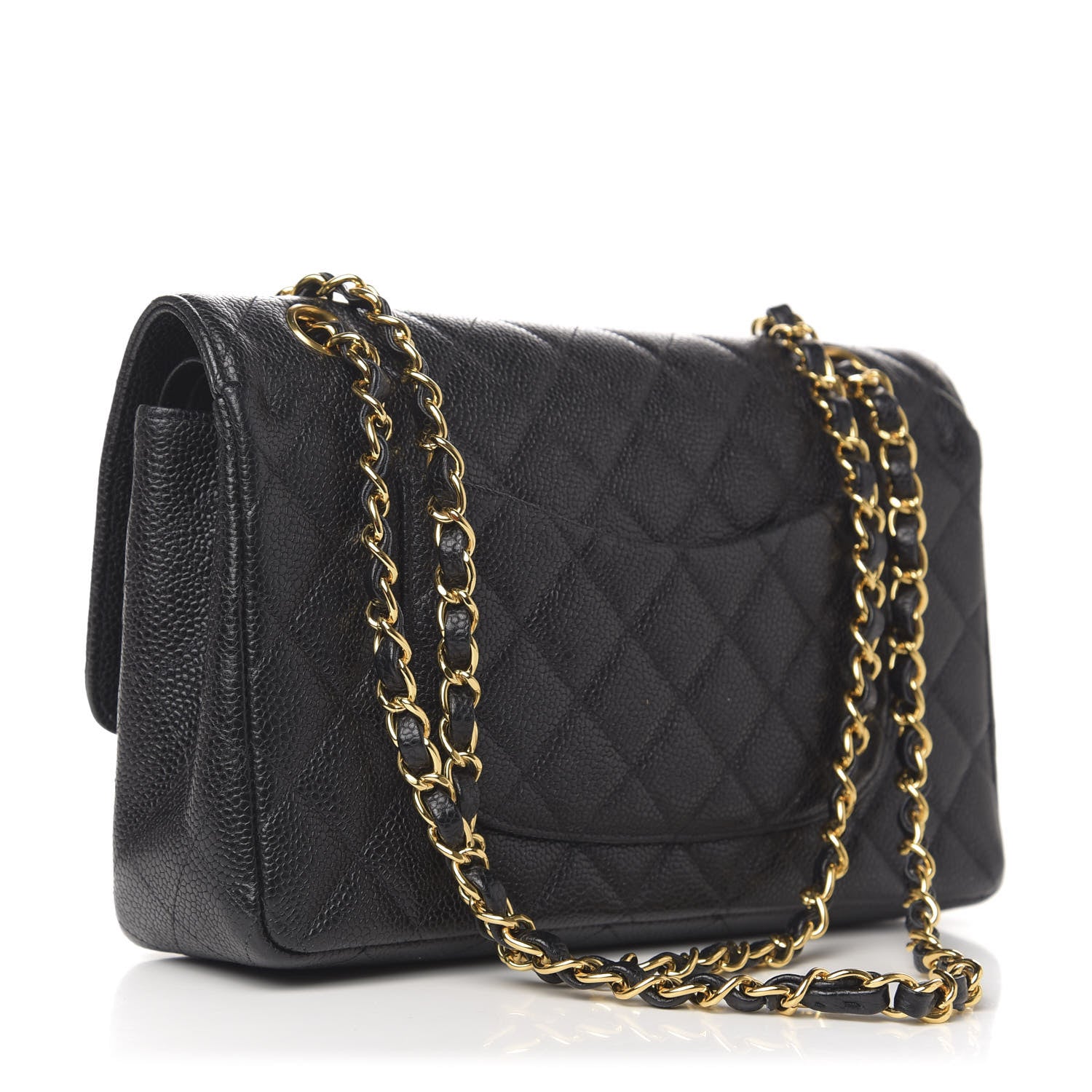 Chanel Caviar Quilted Medium Double Flap Black 3 of 11