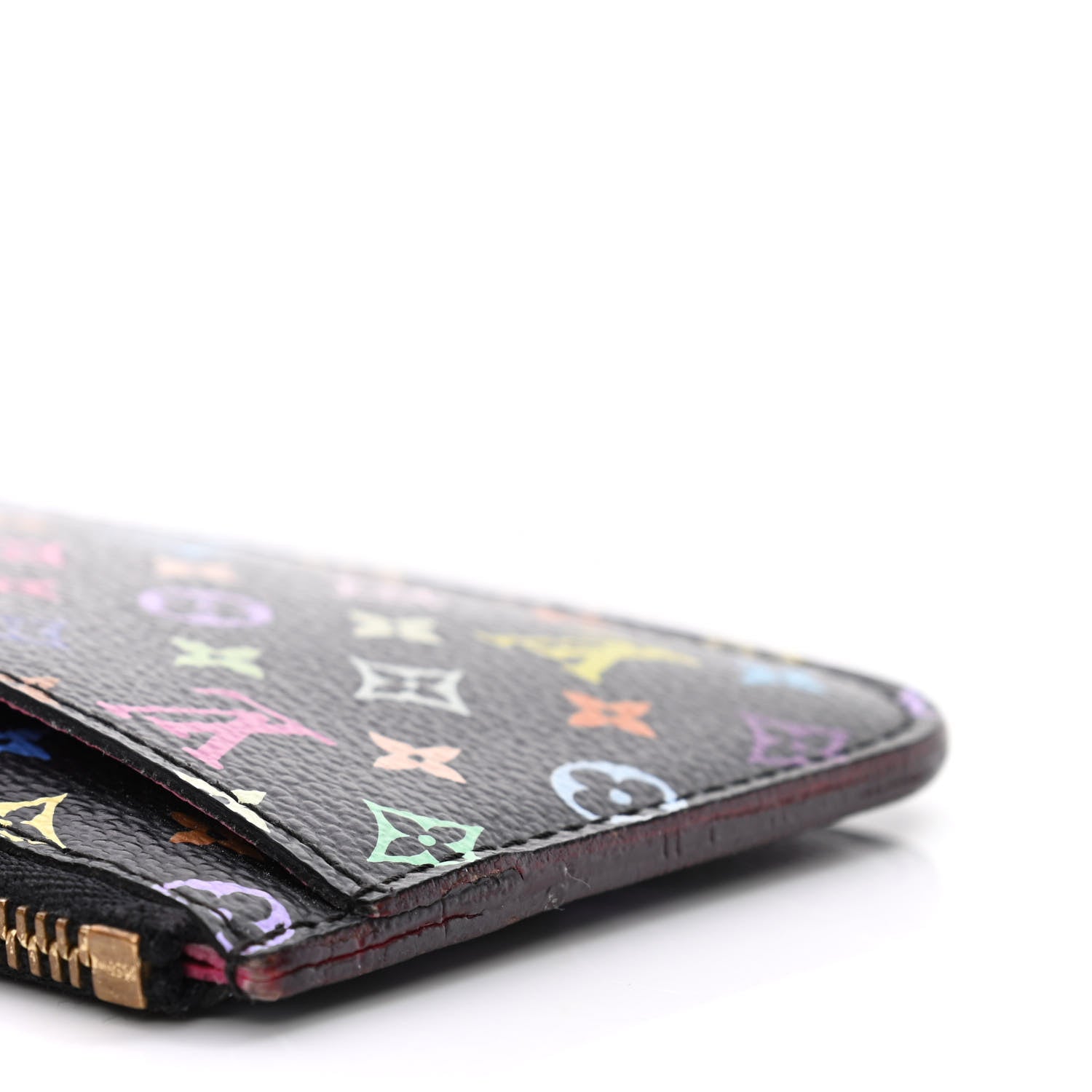 Louis Vuitton Monogram Multicolor Key Pouch Black Grenade 10 of 15