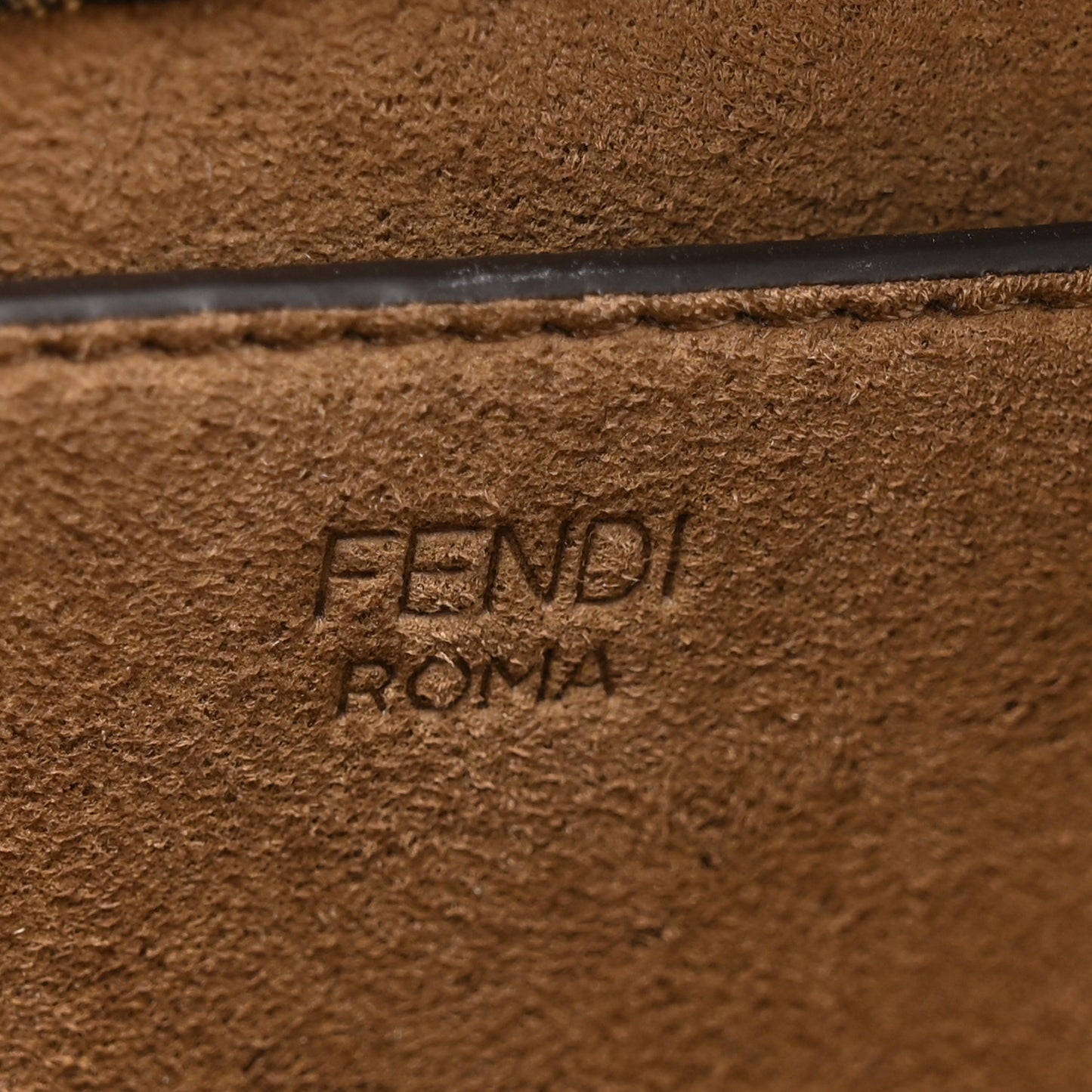 Fabric Jacquard FF 1974 Logo Small Fendi Sunshine Shopper Tote Tobacco Moro Sand