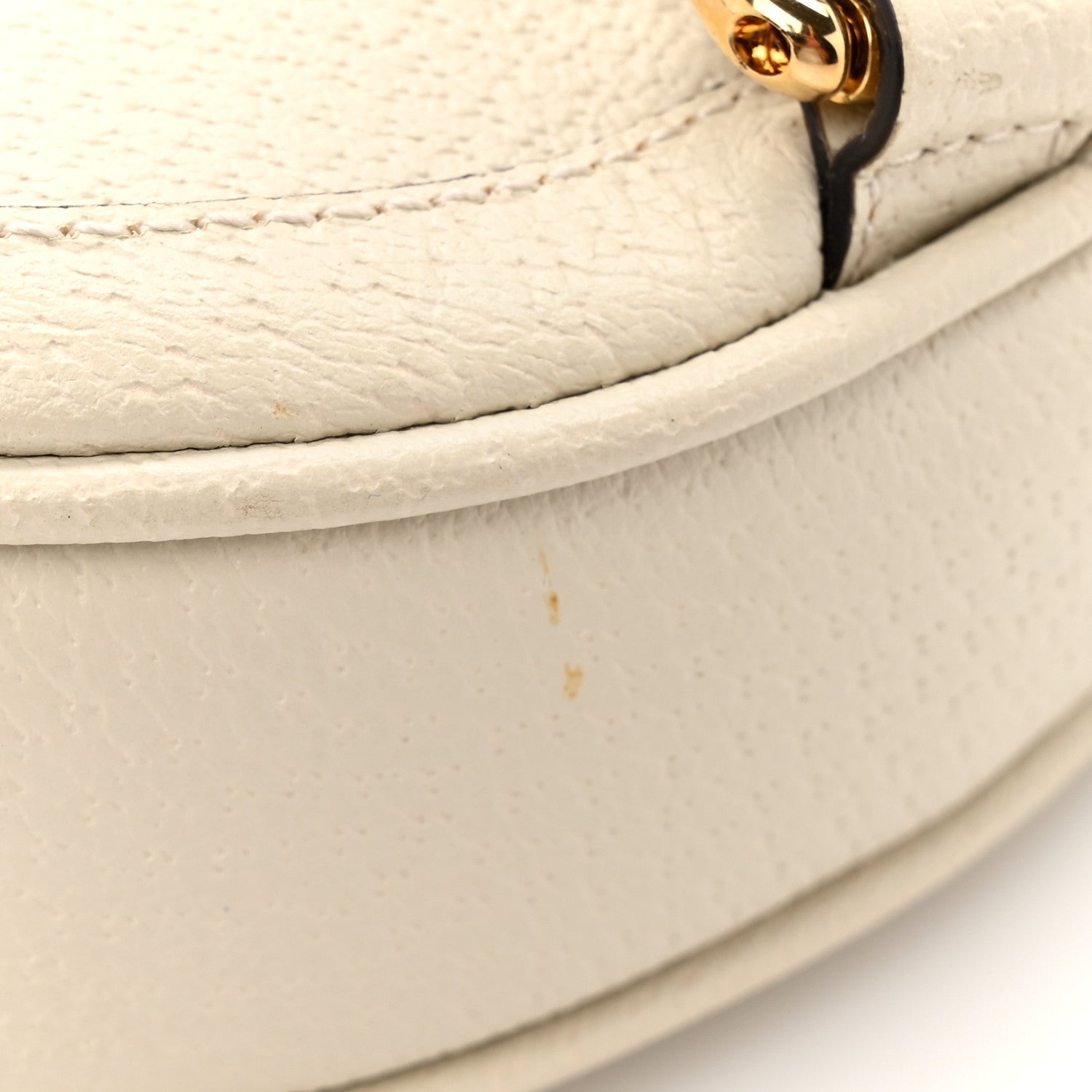 Chanel Metal Bead CC Hoop Earrings Gold 15 of 16