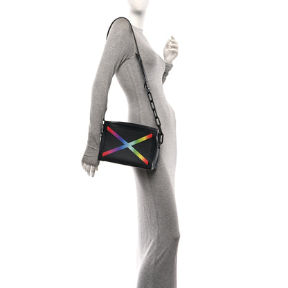 Louis Vuitton Taiga Rainbow Mini Soft Trunk Black 2 of 10