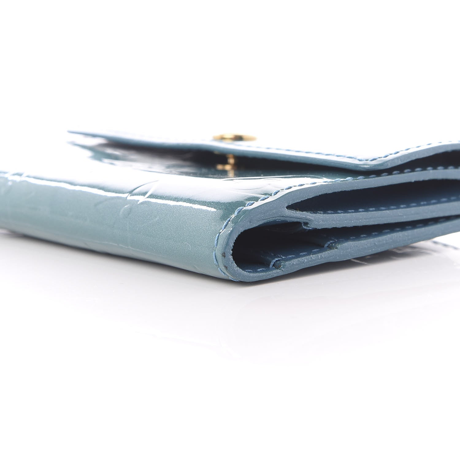 Louis Vuitton Vernis Ludlow Wallet Blue Galactic 7 of 7