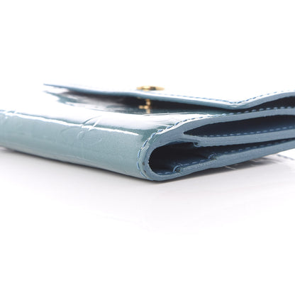 Louis Vuitton Vernis Ludlow Wallet Blue Galactic 7 of 7