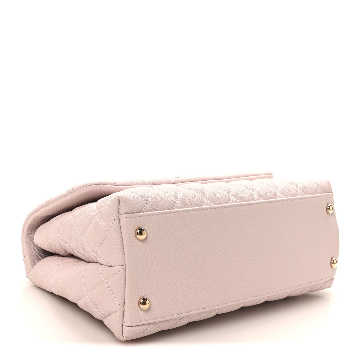 Caviar Quilted Small Coco Handle Flap Lilas Lilac