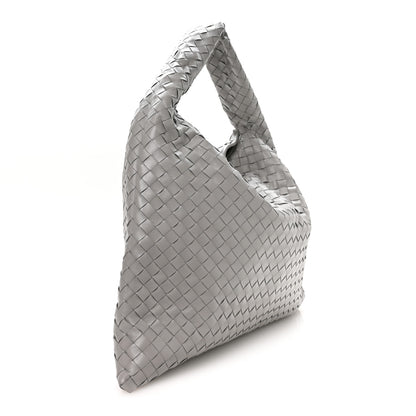 Bottega Veneta Calfskin Intrecciato Large Hop Sterling 2 of 10