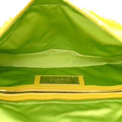 Fendi Beaded Baguette Yellow 5 of 10