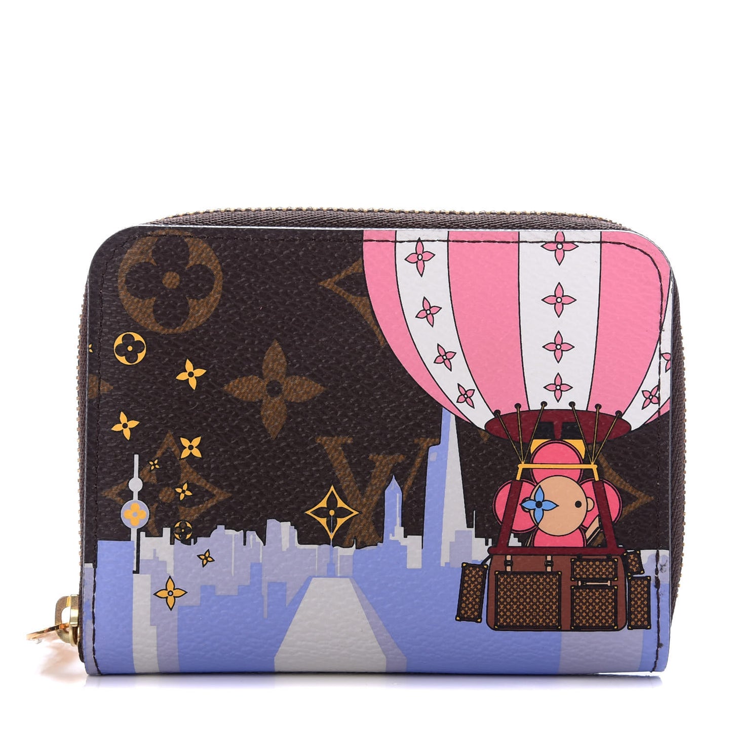 Monogram 2019 Christmas Animation Zippy Coin Purse