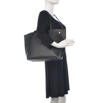 Louis Vuitton Calfskin Lockme Go Tote Black 2 of 11