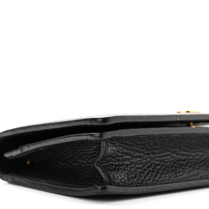 Gucci Calfskin Mini GG Marmont Chain Wallet Black 8 of 10