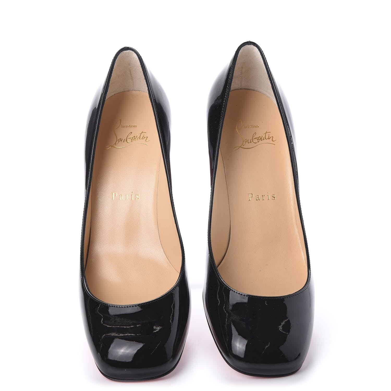 Christian Louboutin Patent Cadrilla 70 Pumps 36.5 Black 5 of 9