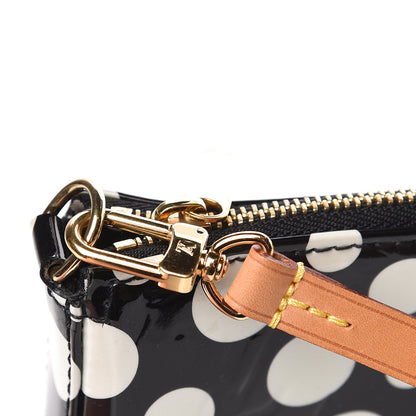 Louis Vuitton Vernis Kusama Infinity Dots Pochette Accessories Black 7 of 10