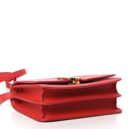 Burberry Grainy Calfskin Small TB Bag Bright Red 4 of 9